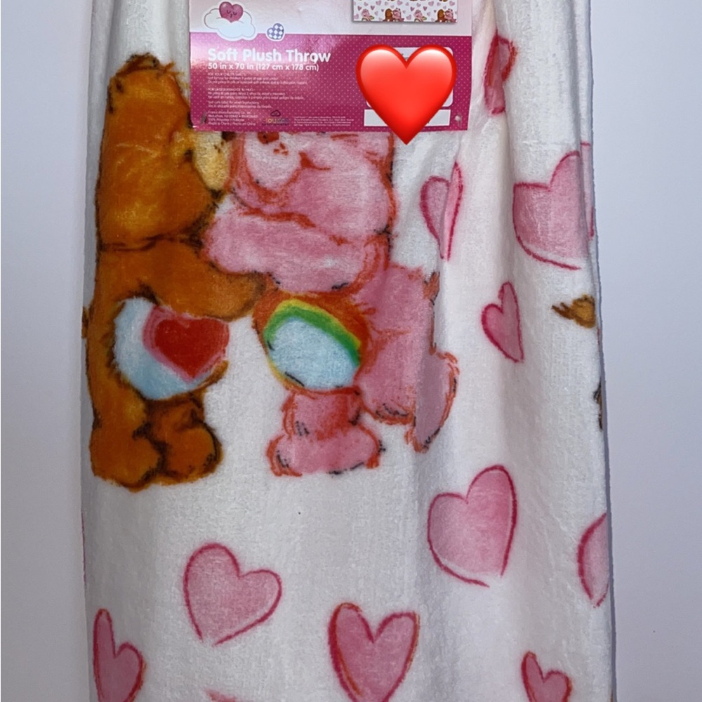 Care Bears Soft Plush Throw Blanket